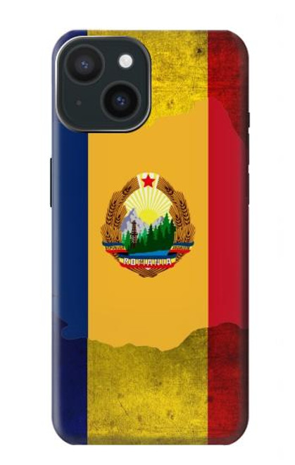 W3021 Romania Flag Hard Case and Leather Flip Case For iPhone 15