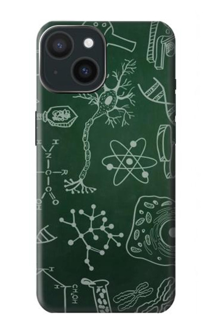 W3211 Science Green Board Hard Case and Leather Flip Case For iPhone 15