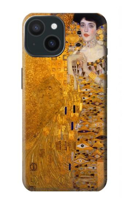 W3332 Gustav Klimt Adele Bloch Bauer Hard Case and Leather Flip Case For iPhone 15