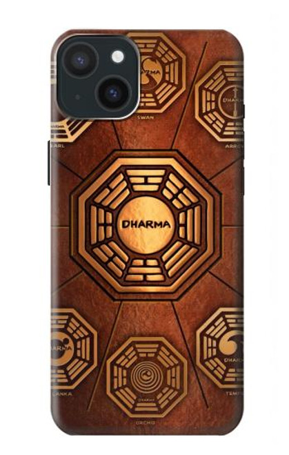 W0851 Dharma Hard Case and Leather Flip Case For iPhone 15 Plus