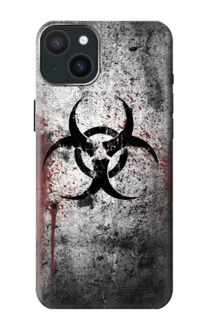 W2440 Biohazards Biological Hazard Hard Case and Leather Flip Case For iPhone 15 Plus