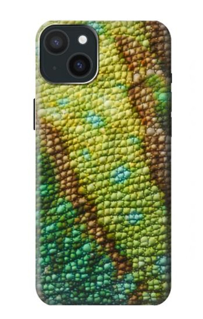 W3057 Lizard Skin Graphic Printed Hard Case and Leather Flip Case For iPhone 15 Plus