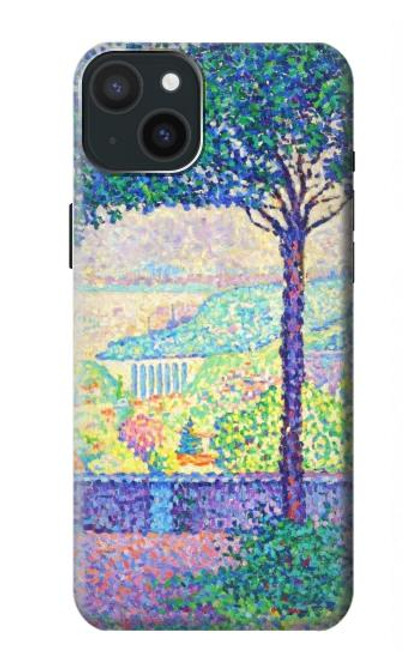 W3349 Paul Signac Terrace of Meudon Hard Case and Leather Flip Case For iPhone 15 Plus