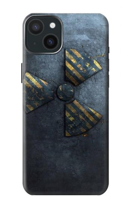 W3438 Danger Radioactive Hard Case and Leather Flip Case For iPhone 15 Plus