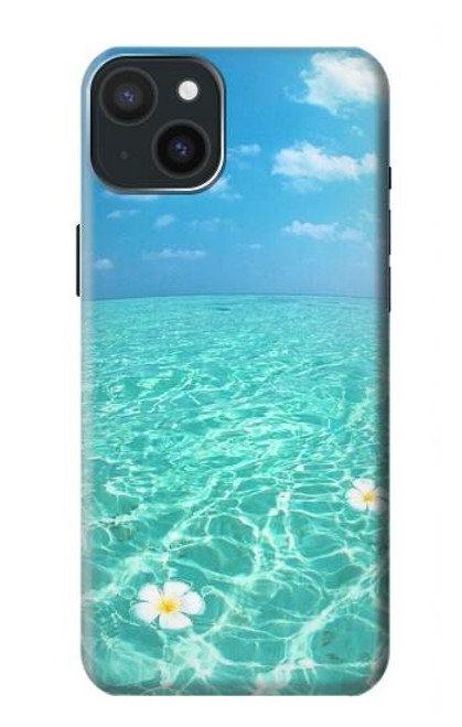 W3720 Summer Ocean Beach Hard Case and Leather Flip Case For iPhone 15 Plus