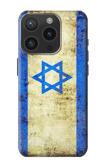 W2614 Israel Old Flag Hard Case and Leather Flip Case For iPhone 15 Pro