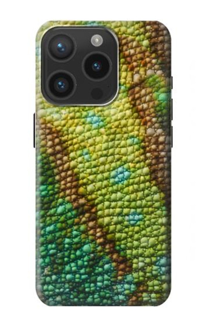 W3057 Lizard Skin Graphic Printed Hard Case and Leather Flip Case For iPhone 15 Pro