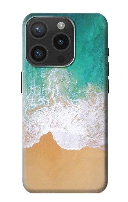 W3150 Sea Beach Hard Case and Leather Flip Case For iPhone 15 Pro