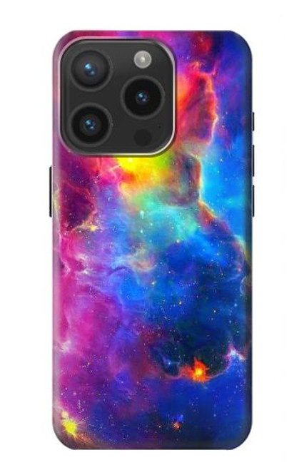 W3371 Nebula Sky Hard Case and Leather Flip Case For iPhone 15 Pro