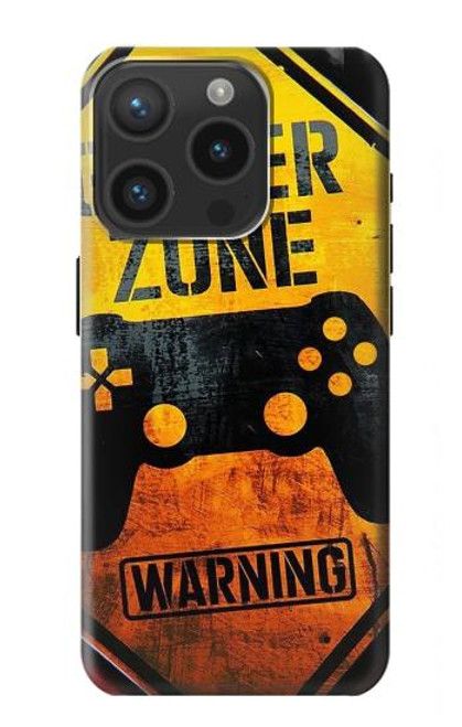 W3690 Gamer Zone Hard Case and Leather Flip Case For iPhone 15 Pro