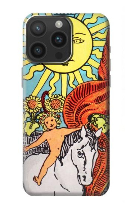 W0565 Tarot Sun Hard Case and Leather Flip Case For iPhone 15 Pro Max