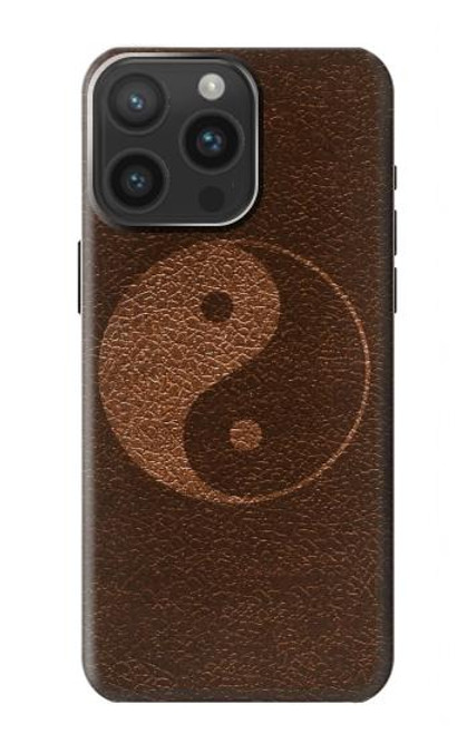 W0825 Taoism Yin Yang Hard Case and Leather Flip Case For iPhone 15 Pro Max