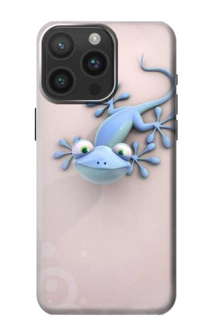 W1631 Funny Gecko Lizard Hard Case and Leather Flip Case For iPhone 15 Pro Max