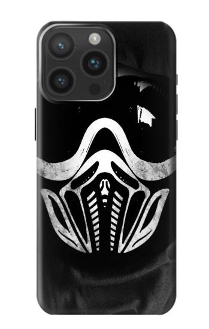 W2924 Paintball Mask Hard Case and Leather Flip Case For iPhone 15 Pro Max