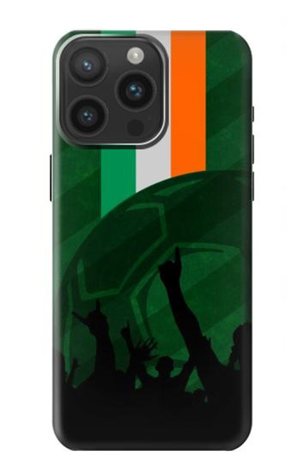 W3002 Ireland Football Soccer Hard Case and Leather Flip Case For iPhone 15 Pro Max