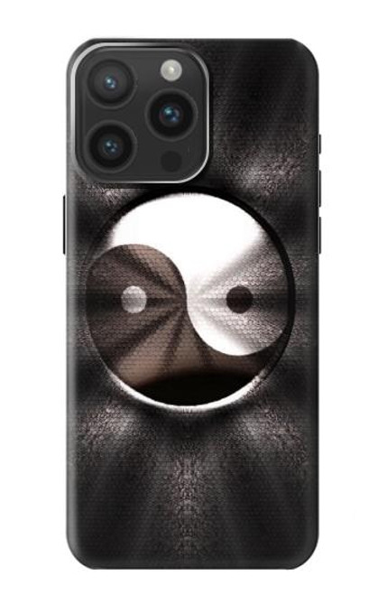 W3241 Yin Yang Symbol Hard Case and Leather Flip Case For iPhone 15 Pro Max