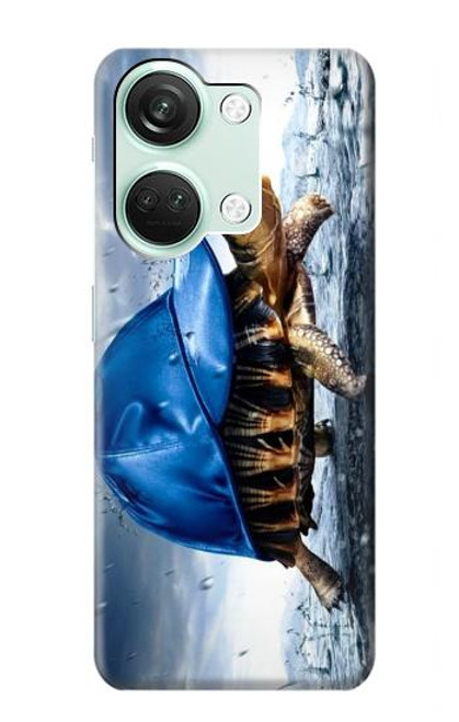 W0084 Turtle in the Rain Hard Case and Leather Flip Case For OnePlus Nord 3