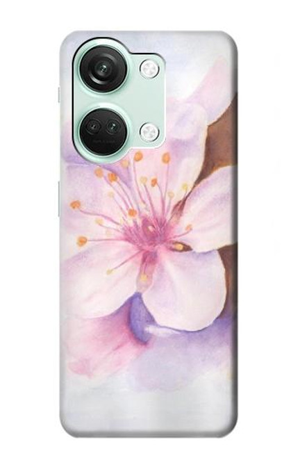 W1415 Sakura Blossom Art Hard Case and Leather Flip Case For OnePlus Nord 3