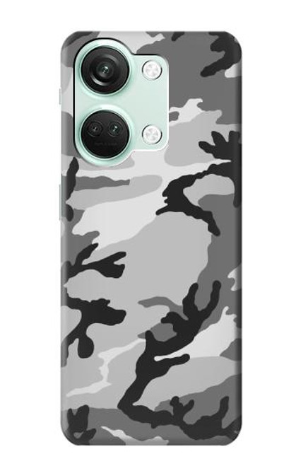 W1721 Snow Camouflage Graphic Printed Hard Case and Leather Flip Case For OnePlus Nord 3