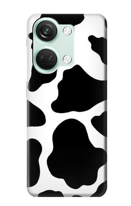 W2096 Seamless Cow Pattern Hard Case and Leather Flip Case For OnePlus Nord 3