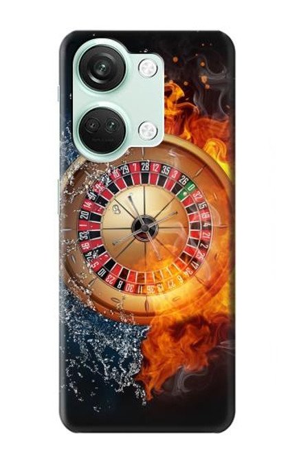 W2289 Roulette Casino Gamble Hard Case and Leather Flip Case For OnePlus Nord 3