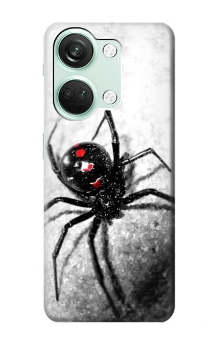 W2386 Black Widow Spider Hard Case and Leather Flip Case For OnePlus Nord 3