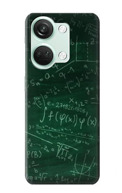 W3190 Math Formula Greenboard Hard Case and Leather Flip Case For OnePlus Nord 3