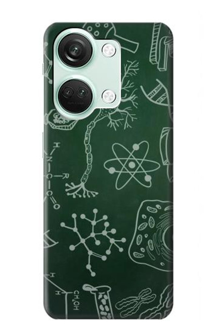 W3211 Science Green Board Hard Case and Leather Flip Case For OnePlus Nord 3