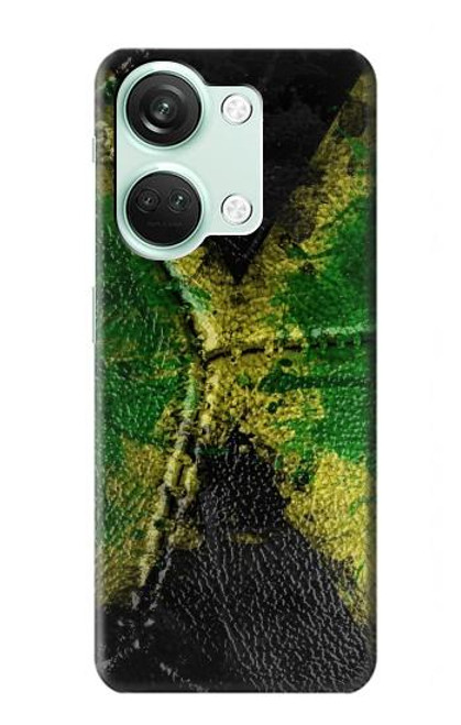 W3319 Jamaica Flag Vintage Football Graphic Hard Case and Leather Flip Case For OnePlus Nord 3