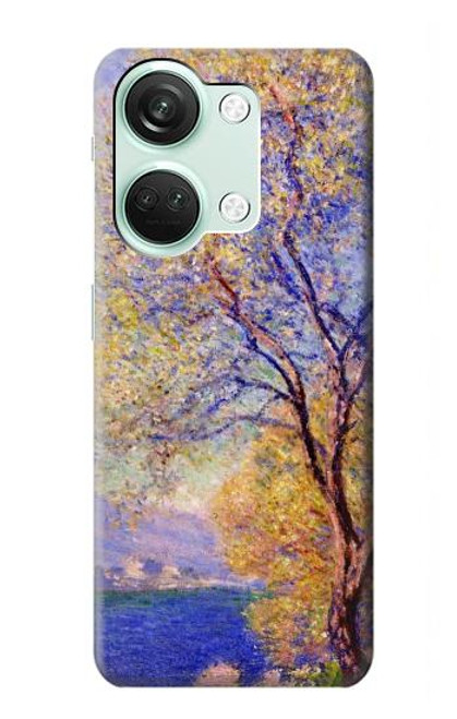 W3339 Claude Monet Antibes Seen from the Salis Gardens Hard Case and Leather Flip Case For OnePlus Nord 3