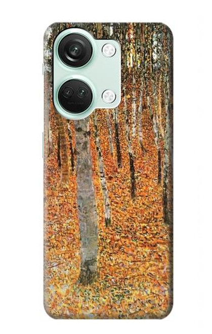 W3380 Gustav Klimt Birch Forest Hard Case and Leather Flip Case For OnePlus Nord 3