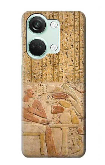 W3398 Egypt Stela Mentuhotep Hard Case and Leather Flip Case For OnePlus Nord 3