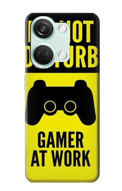 W3515 Gamer Work Hard Case and Leather Flip Case For OnePlus Nord 3