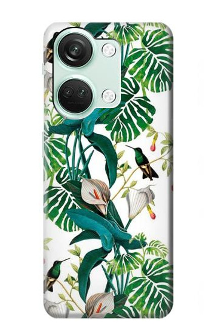 W3697 Leaf Life Birds Hard Case and Leather Flip Case For OnePlus Nord 3