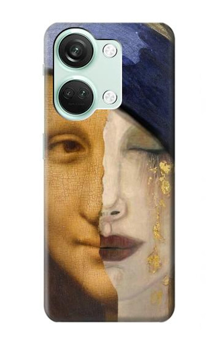 W3853 Mona Lisa Gustav Klimt Vermeer Hard Case and Leather Flip Case For OnePlus Nord 3