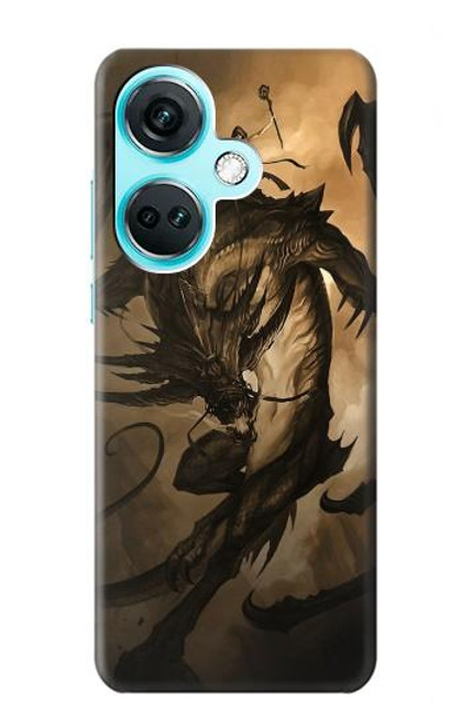 W0388 Dragon Rider Hard Case and Leather Flip Case For OnePlus Nord CE3