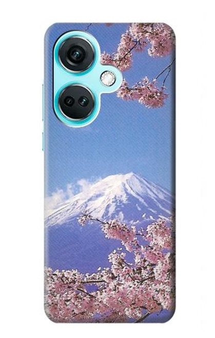 W1060 Mount Fuji Sakura Cherry Blossom Hard Case and Leather Flip Case For OnePlus Nord CE3