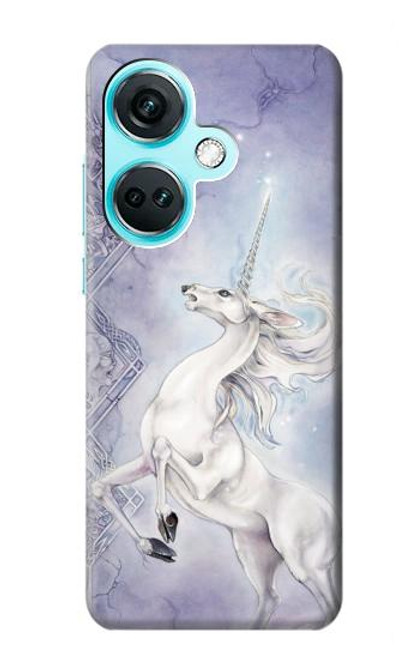 W1134 White Horse Unicorn Hard Case and Leather Flip Case For OnePlus Nord CE3