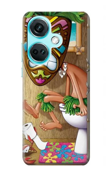 W1702 Tiki Man Toilet Hard Case and Leather Flip Case For OnePlus Nord CE3