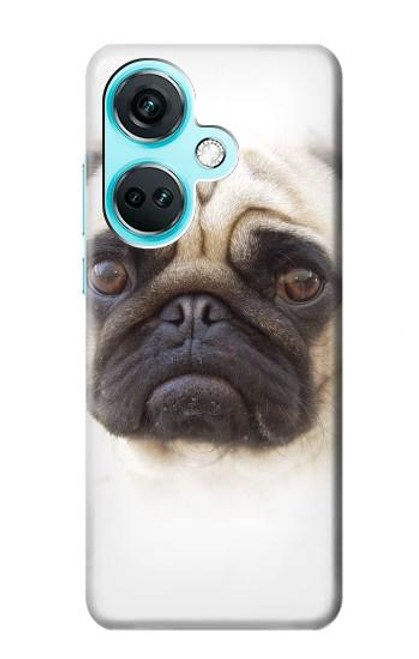 W1852 Pug Dog Hard Case and Leather Flip Case For OnePlus Nord CE3