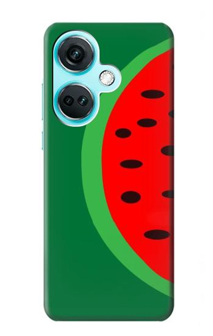 W2383 Watermelon Hard Case and Leather Flip Case For OnePlus Nord CE3