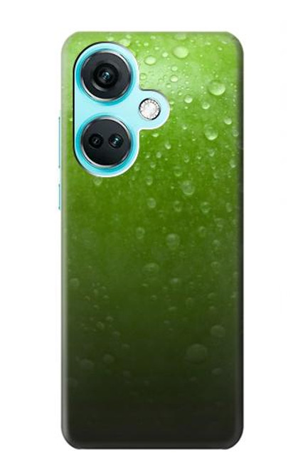 W2475 Green Apple Texture Seamless Hard Case and Leather Flip Case For OnePlus Nord CE3