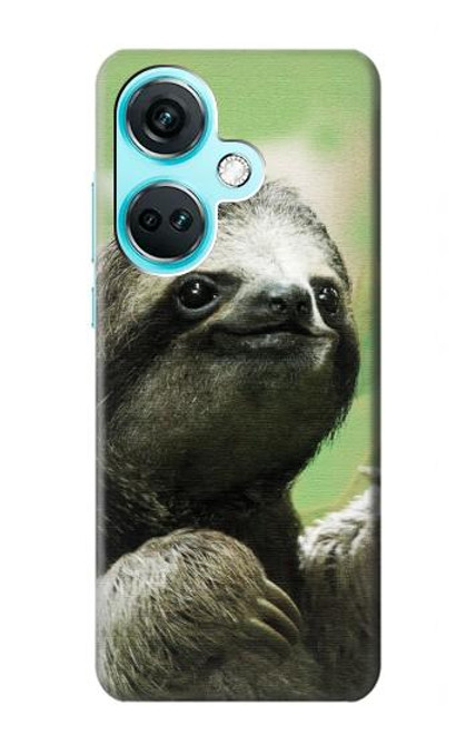 W2708 Smiling Sloth Hard Case and Leather Flip Case For OnePlus Nord CE3