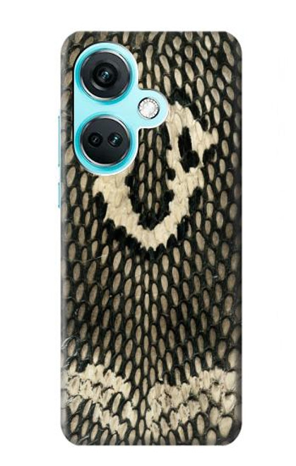 W2711 King Cobra Snake Skin Graphic Printed Hard Case and Leather Flip Case For OnePlus Nord CE3