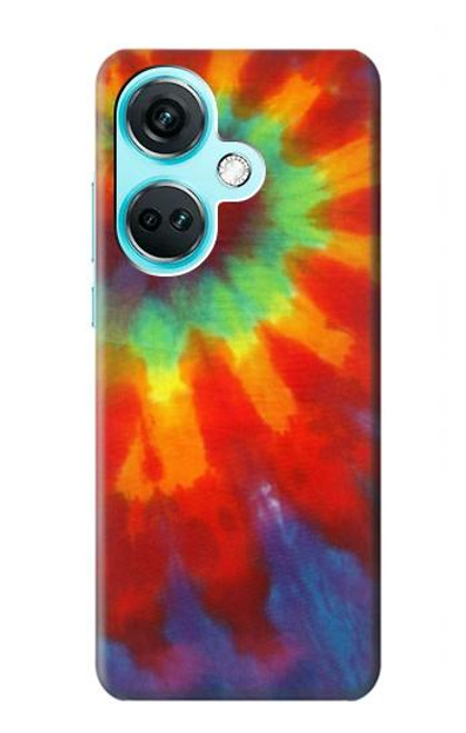 W2985 Colorful Tie Dye Texture Hard Case and Leather Flip Case For OnePlus Nord CE3