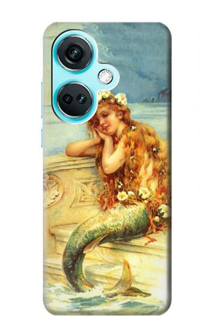 W3184 Little Mermaid Painting Hard Case and Leather Flip Case For OnePlus Nord CE3