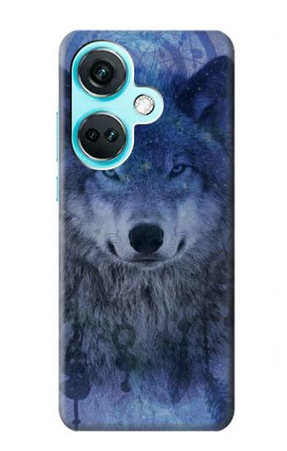 W3410 Wolf Dream Catcher Hard Case and Leather Flip Case For OnePlus Nord CE3