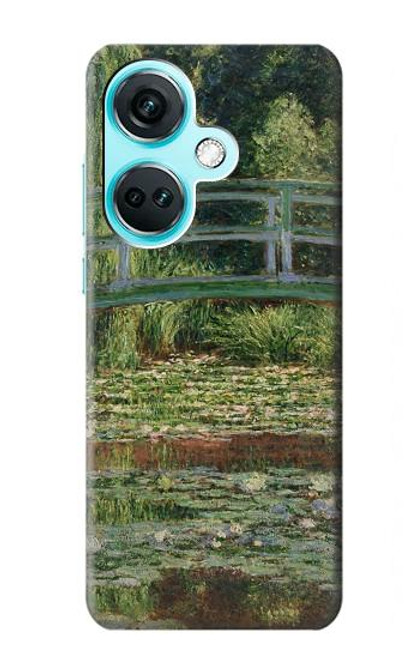 W3674 Claude Monet Footbridge and Water Lily Pool Hard Case and Leather Flip Case For OnePlus Nord CE3