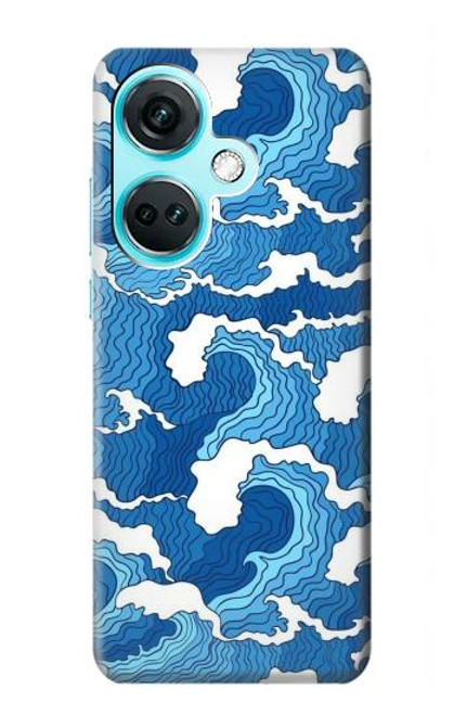 W3901 Aesthetic Storm Ocean Waves Hard Case and Leather Flip Case For OnePlus Nord CE3