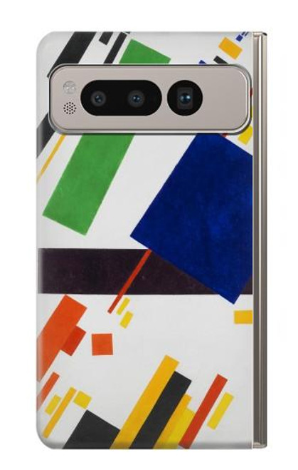 W3343 Kazimir Malevich Suprematist Composition Hard Case and Leather Flip Case For Google Pixel Fold